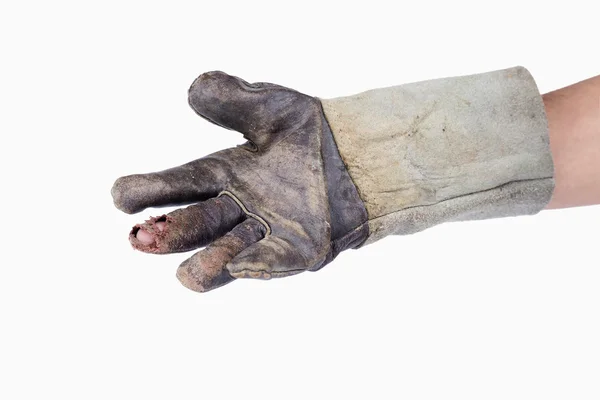 Hand wear lack of groves — Stock Photo, Image