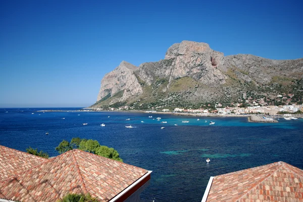 Capo gallo ve barcarello görünümü — Stok fotoğraf