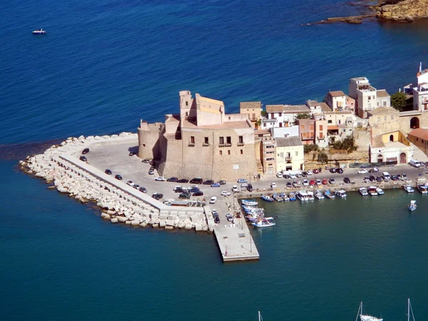 O castelo de Castellammare del Golfo — Fotografia de Stock