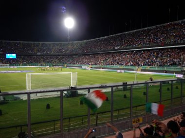 Palermo, Italy - September 06, 2013 - Italy vs Bulgaria - FIFA 2014 World Cup Qualifier clipart