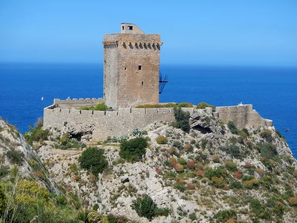 Altavilla Milicia - Torre Normanna — Stok fotoğraf