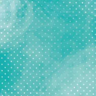 Turkuaz polka dot arka plan