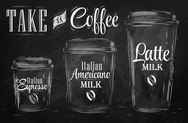 Set of Coffee drinking cup