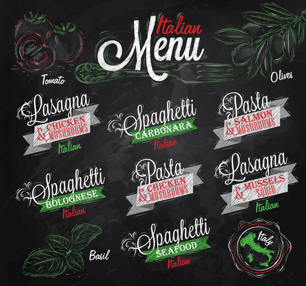 Menu Italian