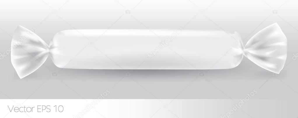 White long candy package for new design