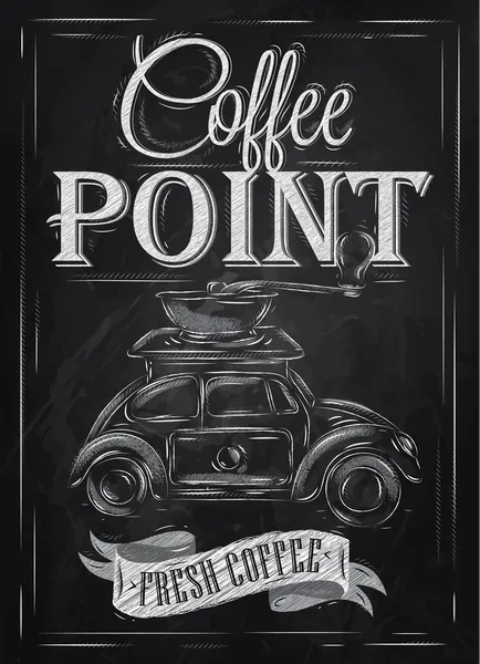 Café voiture point — Image vectorielle