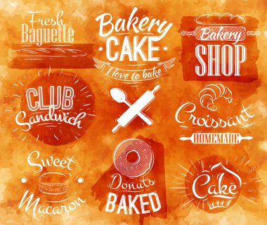 fırıncılık karakter suluboya