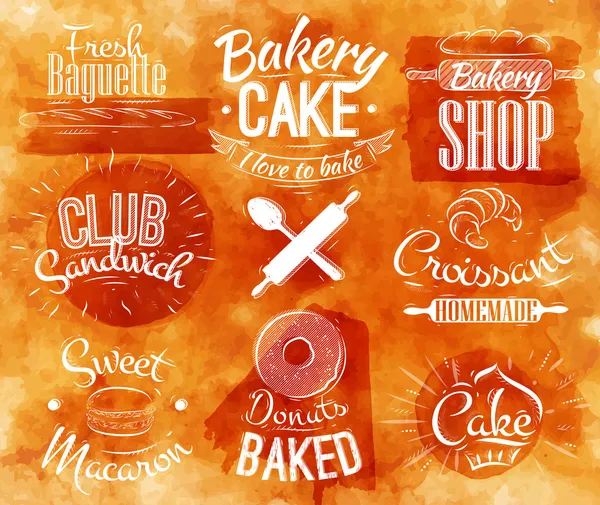 fırıncılık karakter suluboya