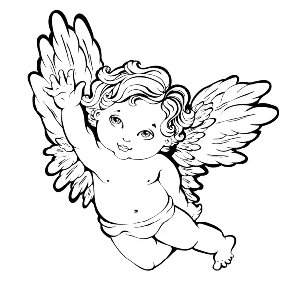 Ángel — Vector de stock