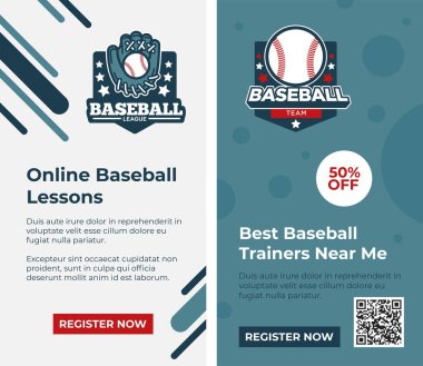 Çevrimiçi dersler, dersler ve derslerle beysbol öğreniyorum. Spor pratiği ve beceri geliştirme, eğitim eğitimi. Sosyal medya için web sitesi veya web sayfası şablonu, iniş sayfası veya hikaye, vektör