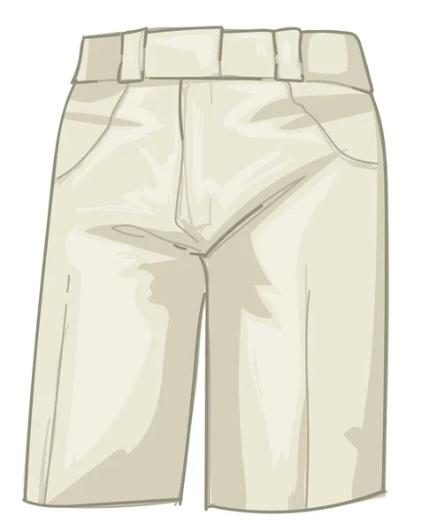 男士夏季短裙,男式时尚服装 — 图库矢量图片