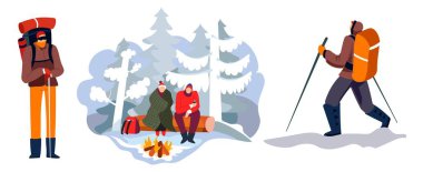 Soğuk mevsimde kış kampı ve açık hava aktiviteleri