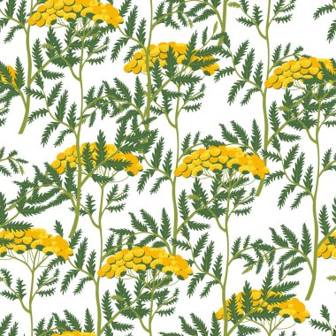 Çiçekli botanik çiçekleri, desenli yapraklar.