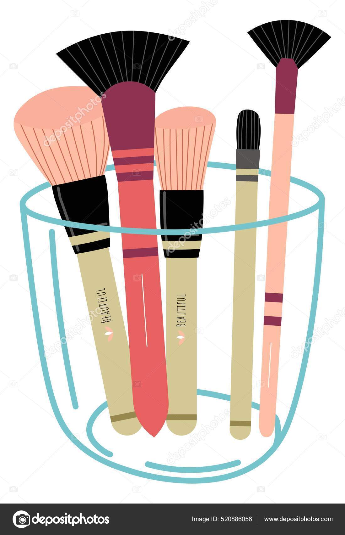 Cosméticos Brochas Para Cosmetologia Unids/set De Brochas Para