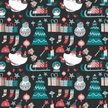 Mutlu yıllar ve mutlu noeller, xmas deseni