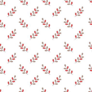 Kuru yaprak vektörlü sonbahar dalları ve dalları