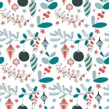 Noel ve yeni yıl kış tatili kutlaması