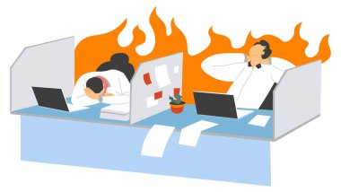 Ofis ekibi son teslim tarihi, kovulma ve stres ile buluşuyor