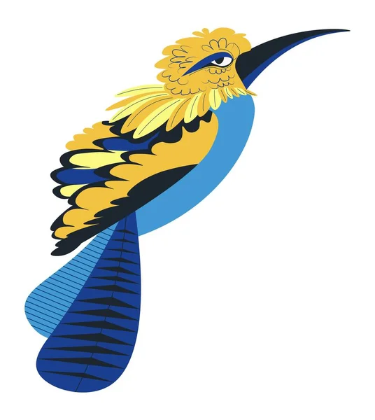 Martin-pêcheur commun ou perroquet féerique splendide — Image vectorielle