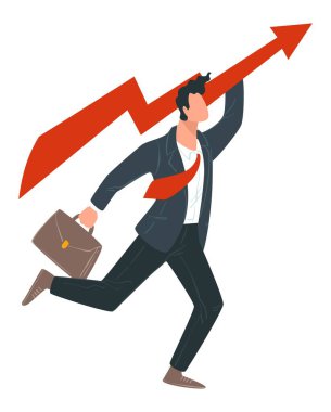 Şirket içinde başarı ve büyüme, iş adamı