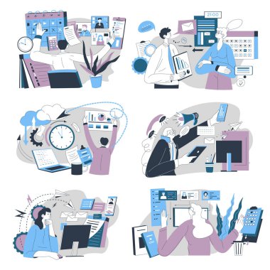 Çalışma sürecinin yönetimi ve organizasyonu