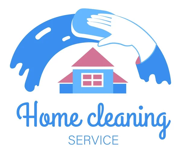 Home cleaning service, tidiness and cleanliness — 图库矢量图片