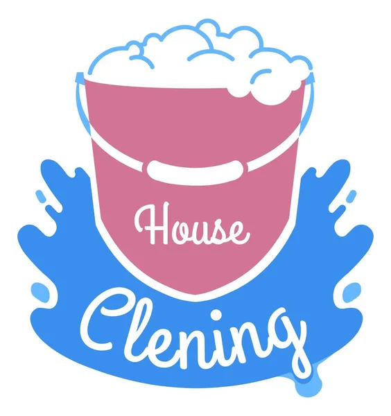 House cleaning service company helping with home — Stockvector