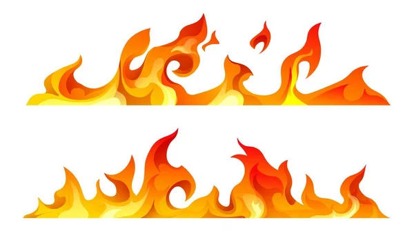 Égő láng, tűz vagy robbanás ikonvektor — Stock Vector