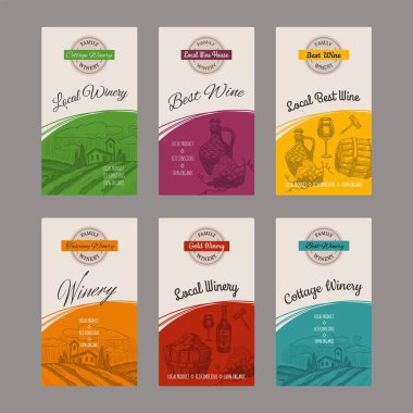 Şarap etiketi, üzümlü alkol içeceği, etiket.