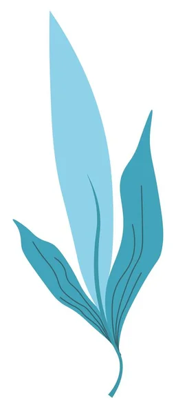 ミニマリストの花の葉、葉と葉のベクトル — ストックベクタ
