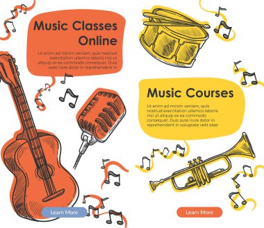 Çevrimiçi müzik dersleri, kurslar ve dersler web