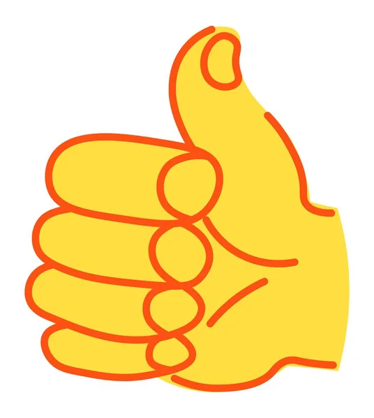 Thumb up stiker, ikon persetujuan dan persetujuan - Stok Vektor