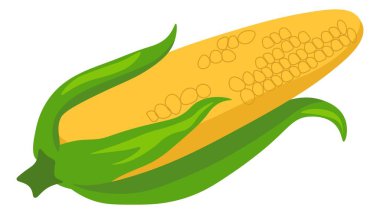 Tatlı mısır tohumları, lezzetli yemek malzemeleri.