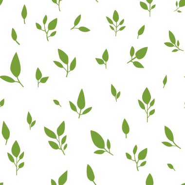 Minimalist yaprak deseni, yapraklar ve yapraklar