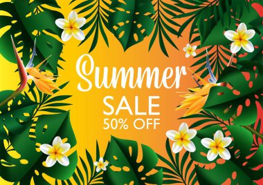 Yaz indirimi, mağazalarda indirimler ve mağaza vektörü