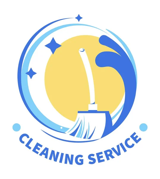Послуги прибирання, прибирання і прибирання — стоковий вектор