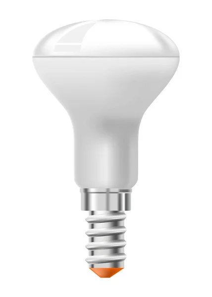 Type Illumination Isolated Icon Incandescent Light Bulb Rounded Shape Electric — ストックベクタ