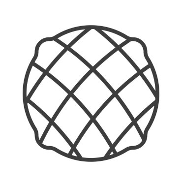 Cushion or pillow, isolated pillowcase or bedding, textile for home. Interior design and material for sale, tailoring and sewing cotton. Minimalist icon, simple line art vector in flat style