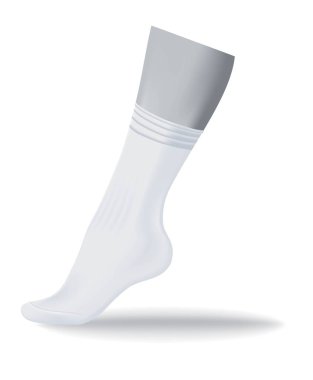 Baldır uzunluğunda çorapların basit tasarımı. Erkekler ve kadınlar için ayrı giysiler, mağazada ya da mağazada tek cinsiyetli kıyafetler. Kıyafet ekleme ve moda kıyafeti çeşitleri. Düz biçimli vektör