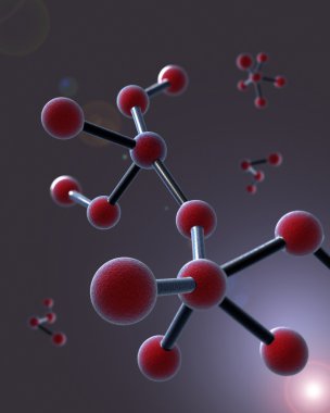 moleküller arka plan