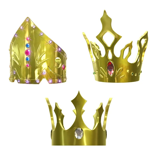 Crown collection — Stock Photo, Image