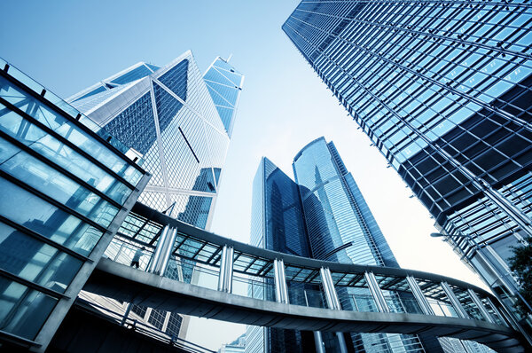 Rascacielos en Hong Kong — Foto de Stock