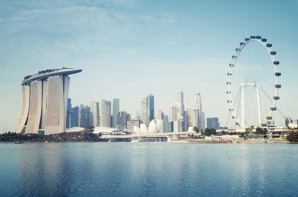 Singapur manzarası — Stok fotoğraf