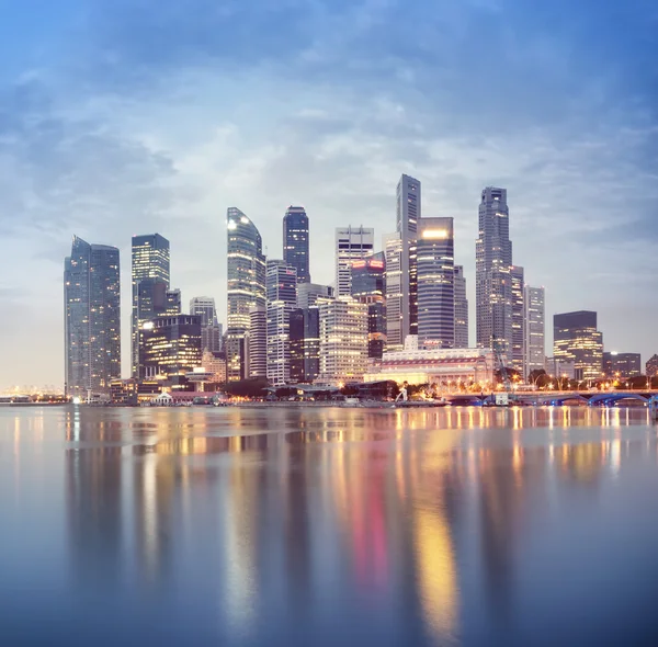 Linha do horizonte de Singapura — Fotografia de Stock