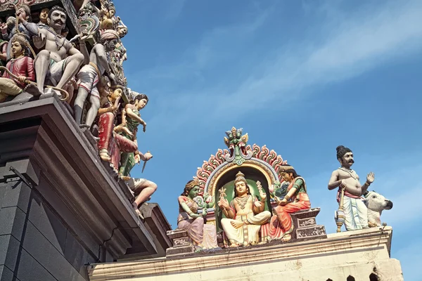 Templo Hindú Sri Mariamman en Singapur . — Foto de Stock