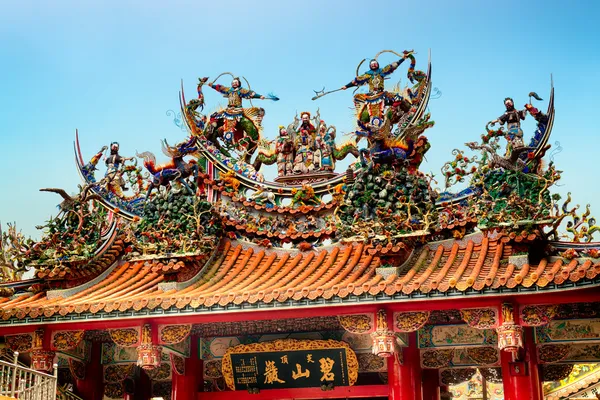 Bishan Temple in Taipei - Taipei. — Stock Photo, Image