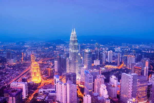 Panoramę Kuala lumpur - Malezja — Zdjęcie stockowe