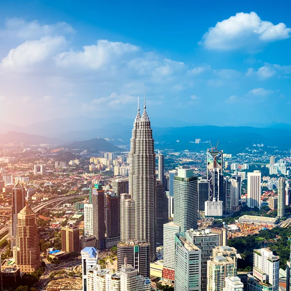 De skyline van Kuala lumpur - malaysia — Stockfoto