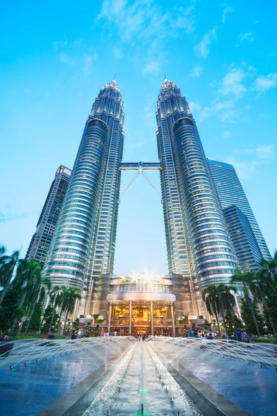 Twin Towers, Kuala Lumpur - Malaysia. — Stock Photo, Image