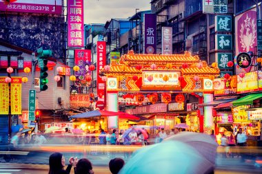raohe gece pazarı, taipei - Tayvan
